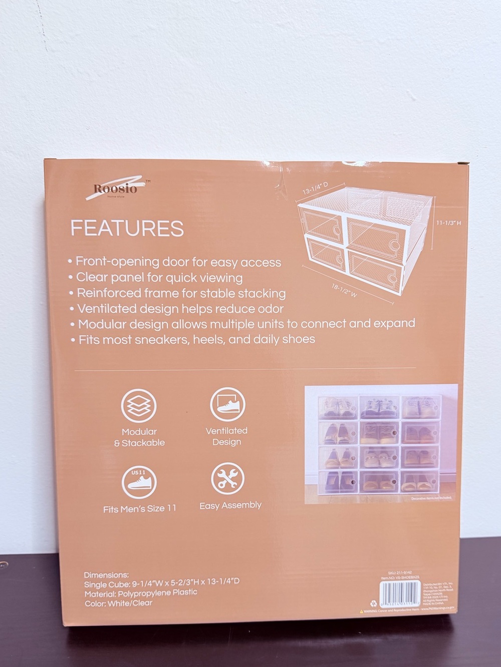 White Stackable 4-Drawer Home Storage Organizer - Picture 7 of 7